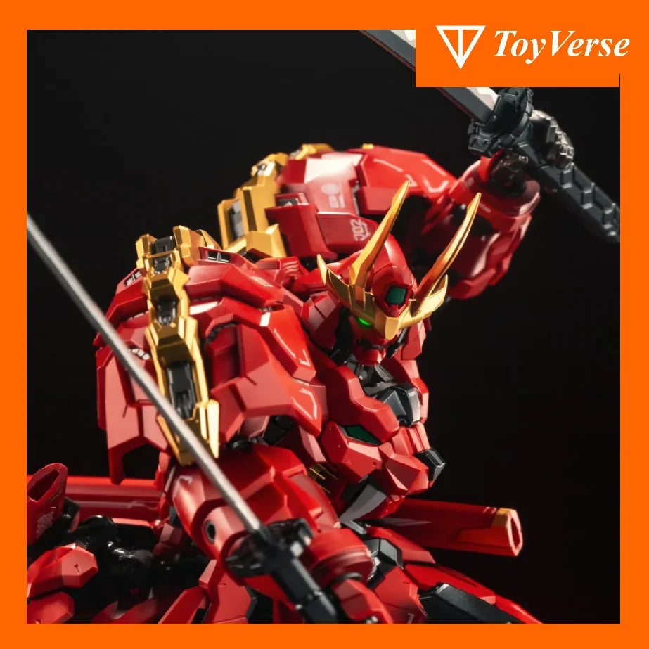 MOSHOWTOYS Action Figures Mech,Takeda Shingen,The Tiger of Kai,Excellence Level,7.09'' Progenitor Effect Collection Toy,Alloy Sk