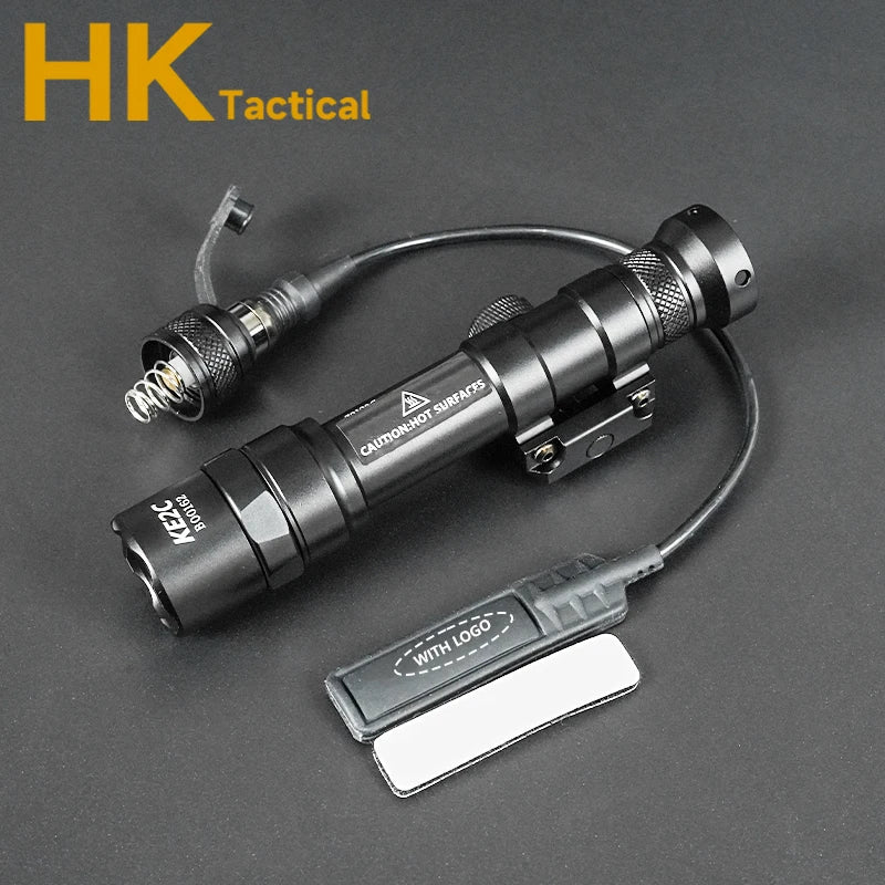 SF M300C M600C M600 Airsoft Flashlight Tactical Torch Rifle Hunting Weapons Scout Light PEQ15 Red Dot Indicator Fit 20mm Rail