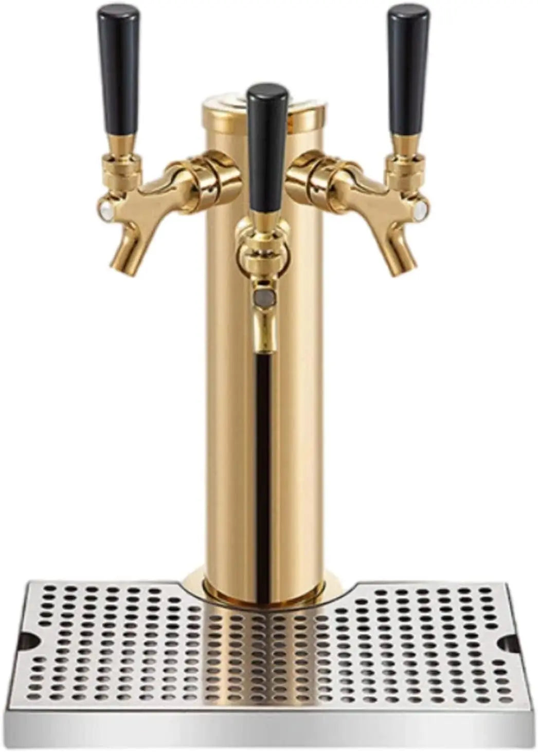 Kegerator Tower,Stainless Steel Beer Tower,Beer Tower,Single Tap Draft Beer Kegerator Tower,Stainless Steel Double Faucet Draft