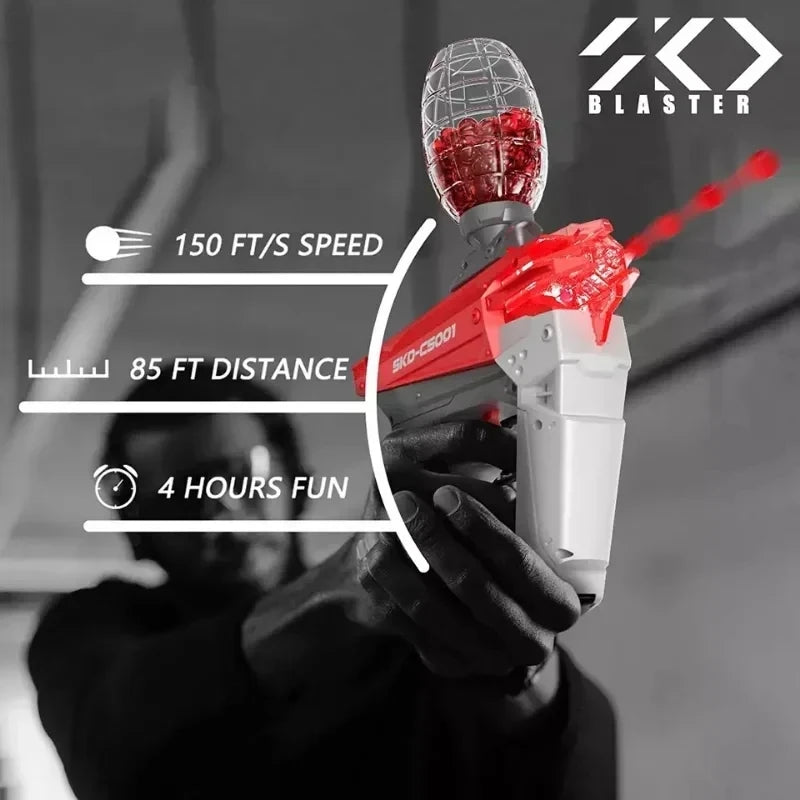 SKD CS001 Balls Gun Led Night Light Water Beads Ball Splatter Shooting Target Toys Guns Weapon Outdoor Games For Kids