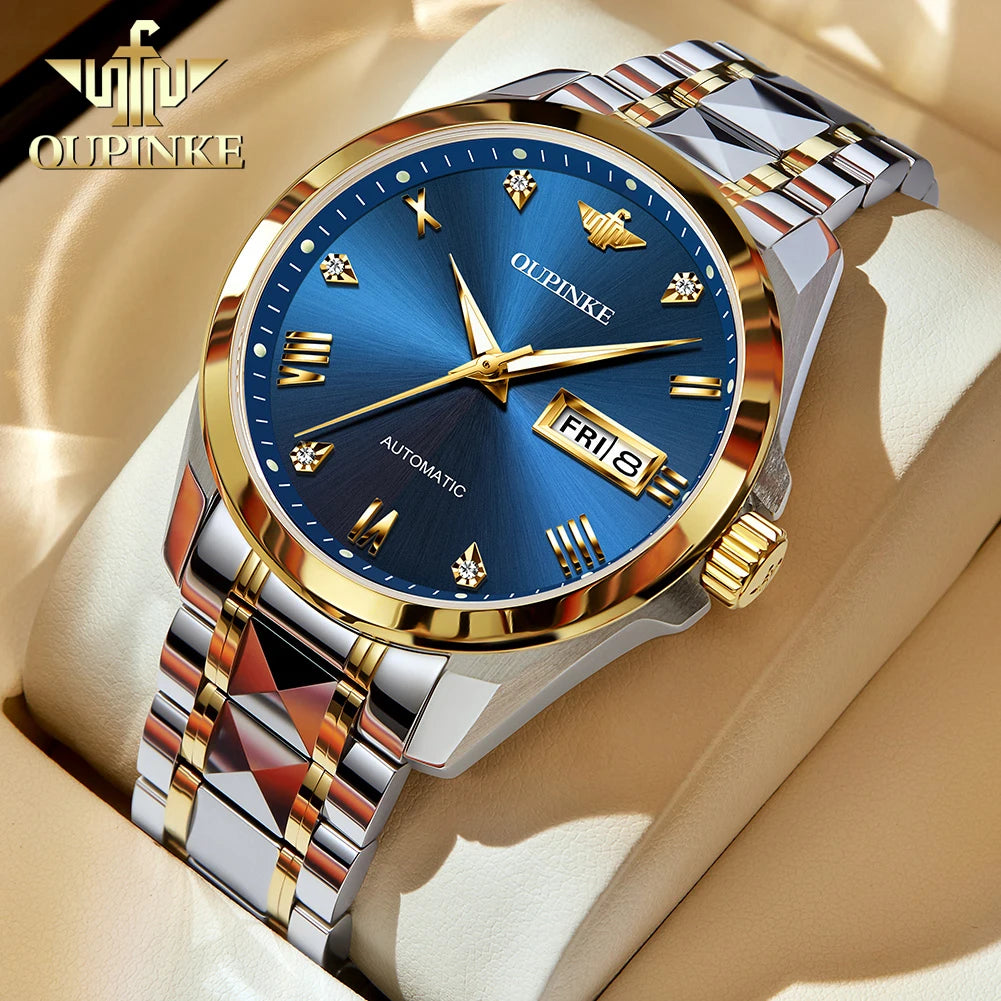 OUPINKE 3171 Fashion Ladies Watches Bracelet Set Box Automatic Mechanical Watch for Women Date Brand Original  Luxury Wristwatch