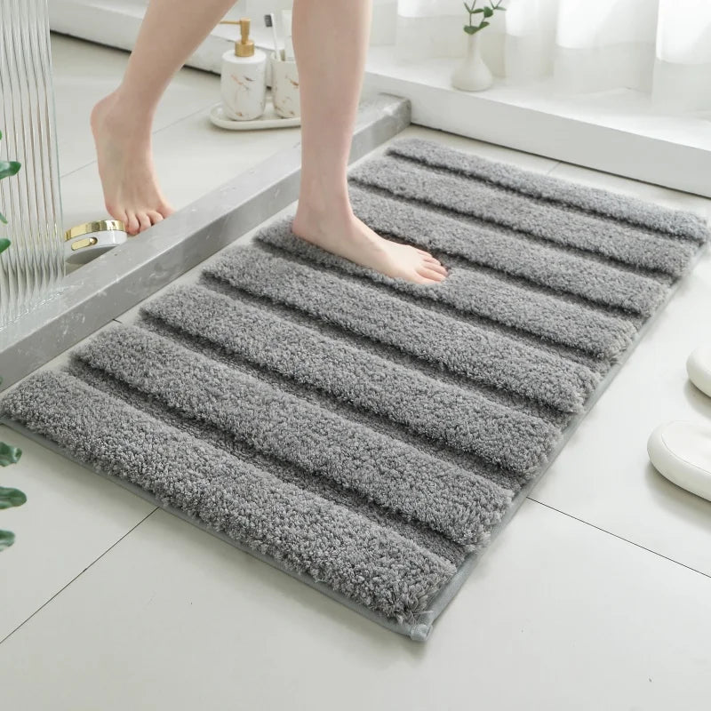 Bathroom Floor Mat Bedroom Home Door Mat Absorbent Foot Mat Kitchen Non Slip Toilet Bathroom Mat