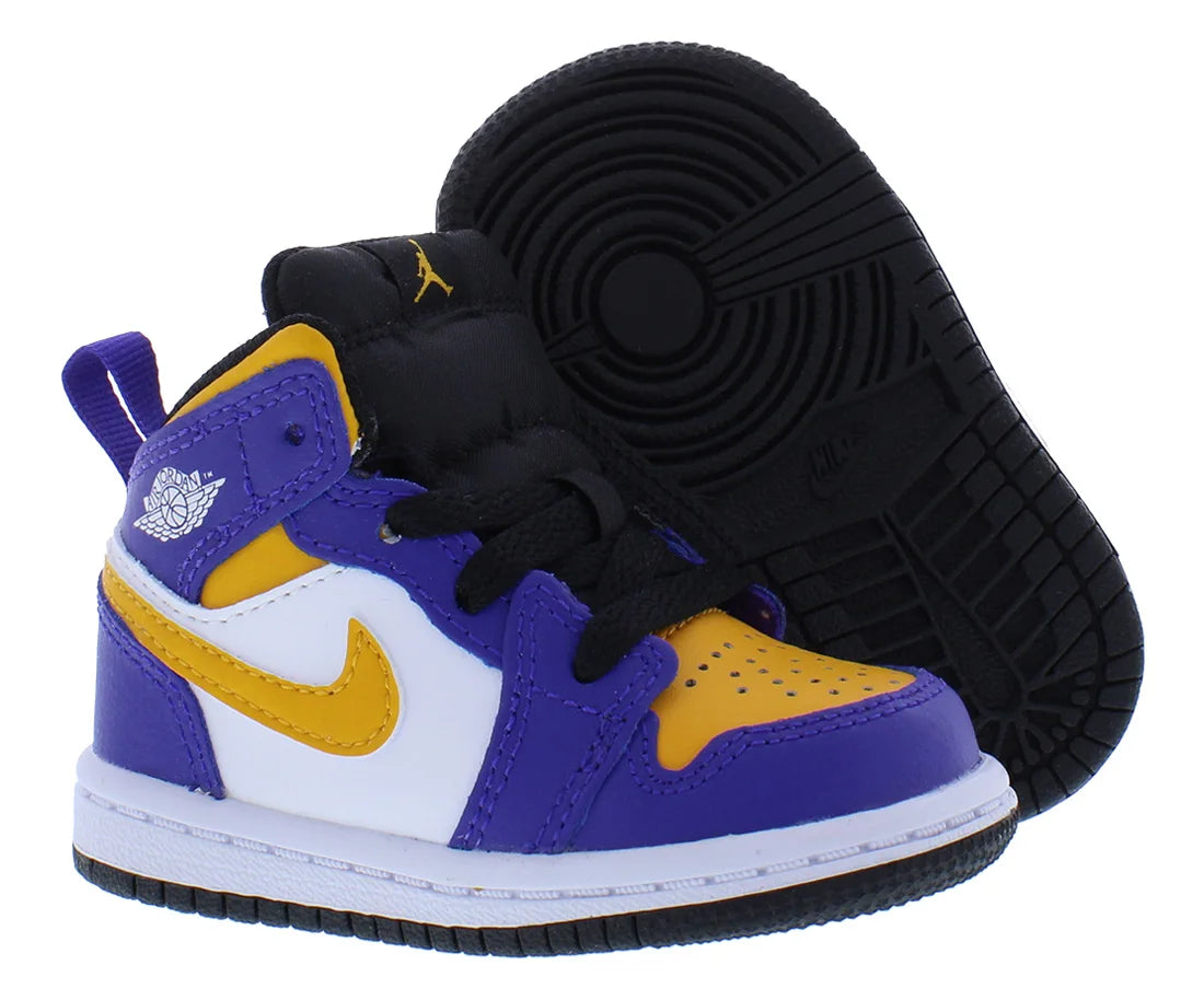 Nike Jordan 1 Mid Infant/Toddler Shoes
