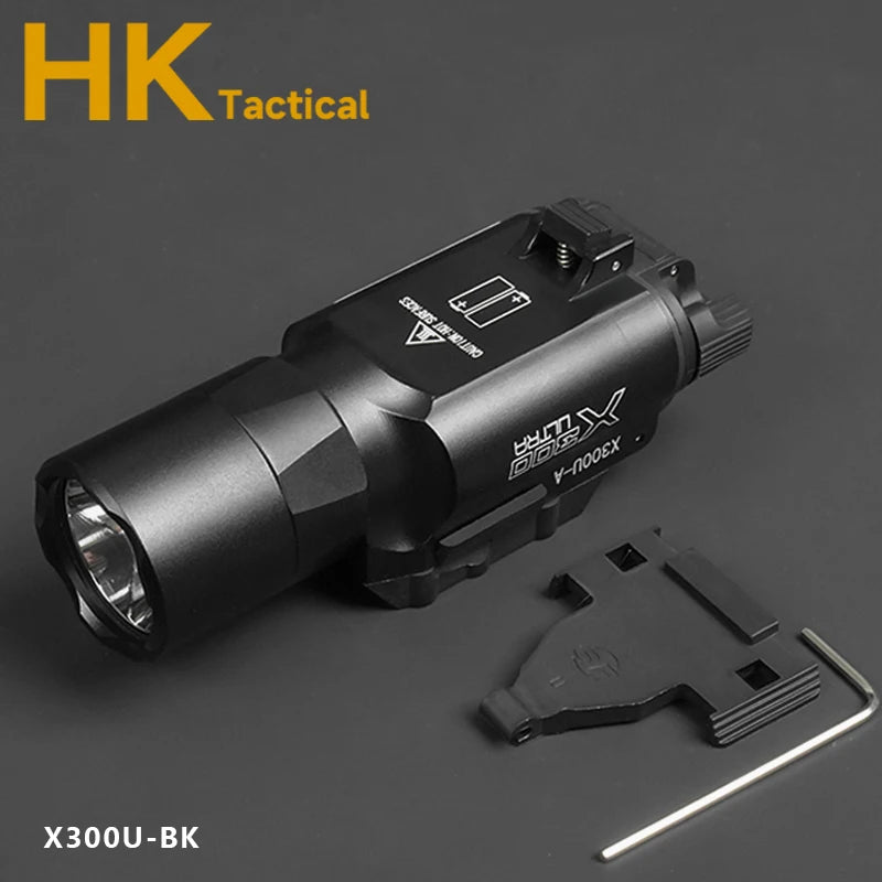 SF M300C M600C M600 Airsoft Flashlight Tactical Torch Rifle Hunting Weapons Scout Light PEQ15 Red Dot Indicator Fit 20mm Rail