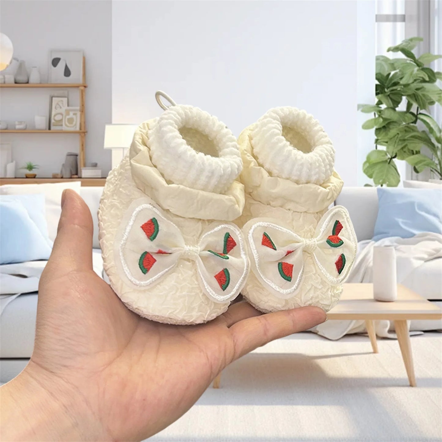 Adorable Toddler Winter Boots Fleece Lined Snow Shoes Bow