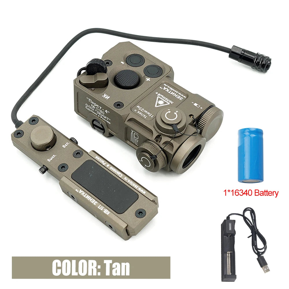 Green Laser&Infrared IR 850NM Night Vision Flashlight, Aluminum Alloy Torch Remote Control Switch, Night Hunting;Outdoor Camping