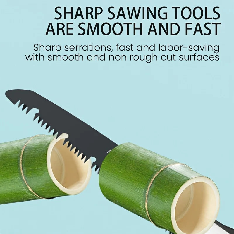 AIRAJ 3PCS Woodworking Folding Saw Multifunction Cutting Wood Sharp Camping Garden Prunch Saw Tree Chopper KnifeHand Tools，Suita