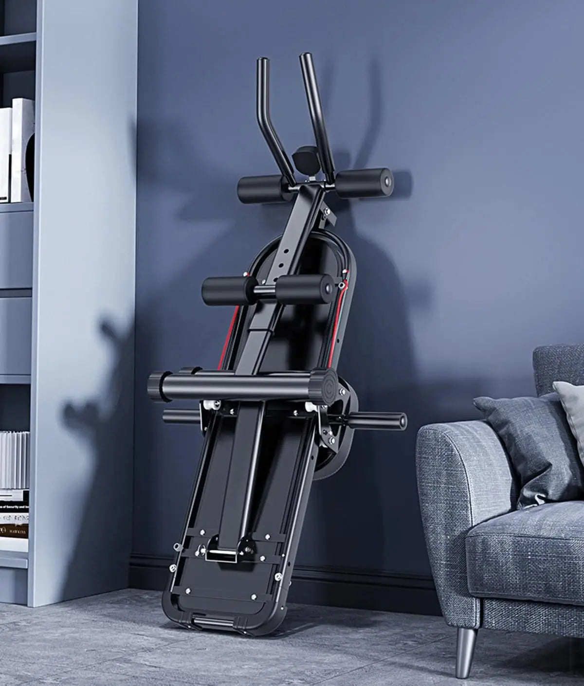 Adjustable Ab Trainer Machine Foldable Ab Workout Equipment for Core Strength Training