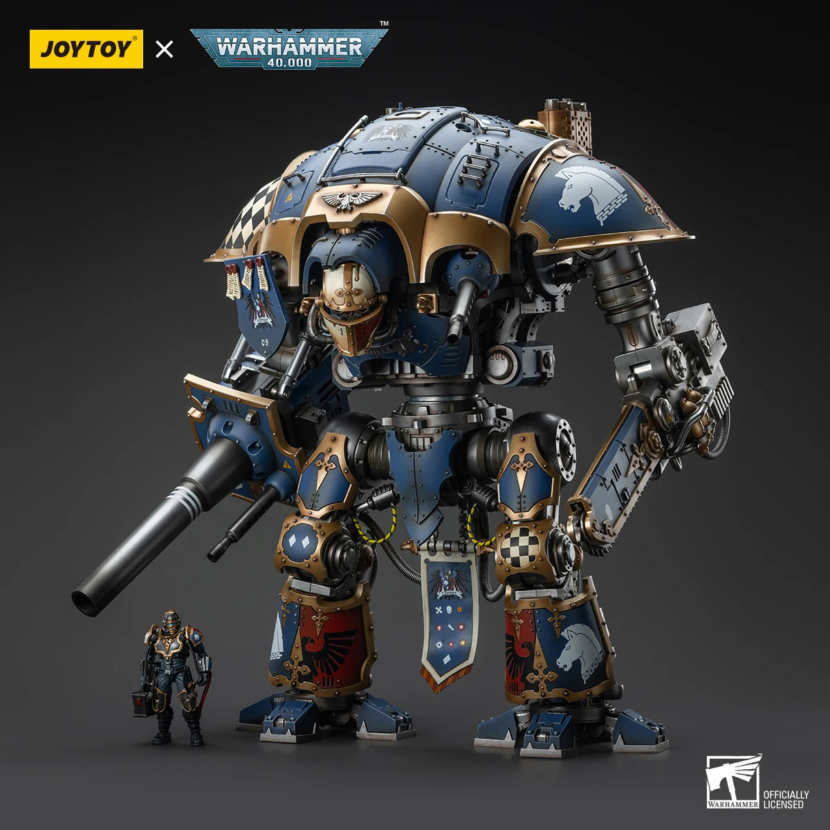 TOYVERSE 1/18 Scale JOYTOY Warhammer 40K Imperial Knights House Terryn Paladin Poseable Action Figure Toy