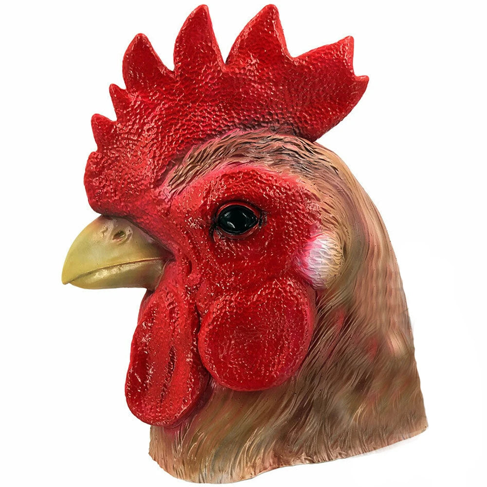 Latex Full Head Animal Bird Dove Dodo Parrot Pigeon Crow Masquerade Props Mask