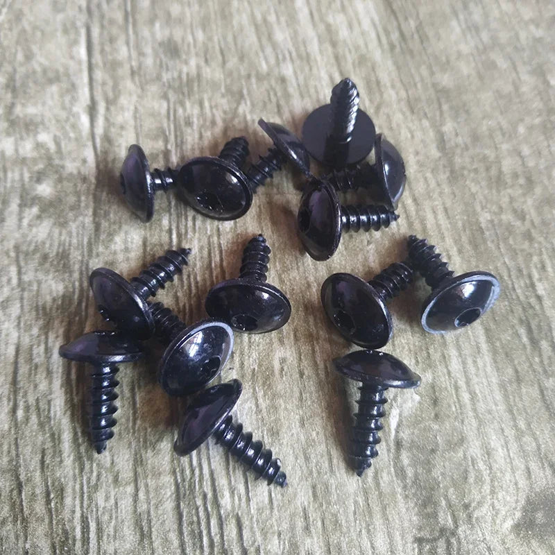 10Pcs Engine Cover Undertray Splashguard Wheel Arch Grille Bumper Skirt Torx Screws N90974701 Fastener Clips For V W Golf 5x15mm