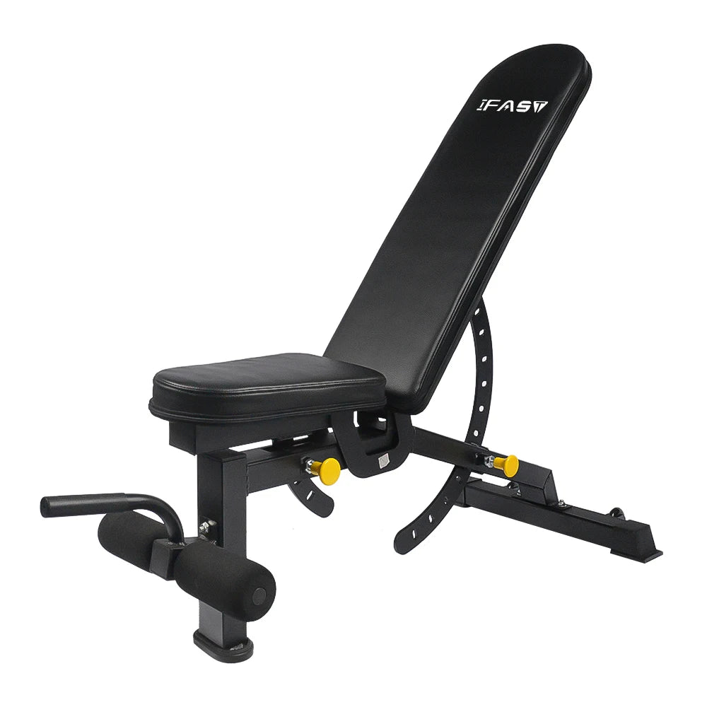 Adjustable Strength Training Bench Press Home Full Body Workout Foldable Weight Benches Gym Multi-functional Fitness Dumbbell