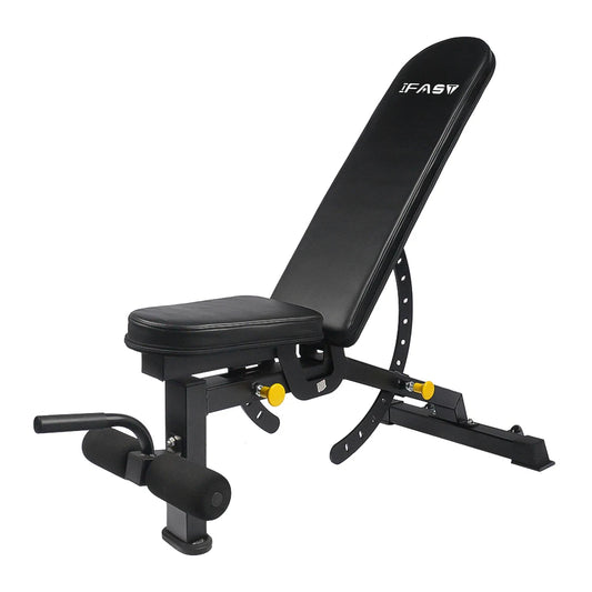 Adjustable Strength Training Bench Press Home Full Body Workout Foldable Weight Benches Gym Multi-functional Fitness Dumbbell