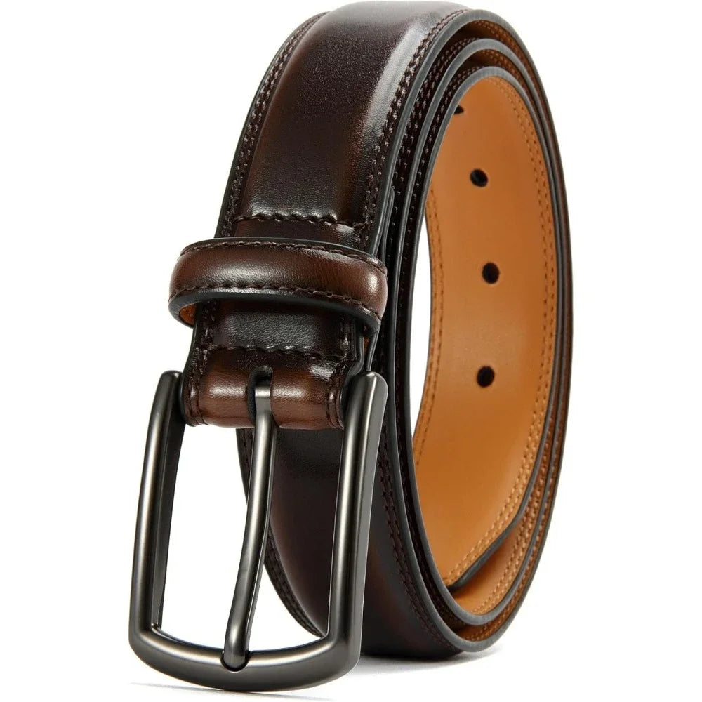 Mens Leather Belt Gift For Men Dress Shoes Companion