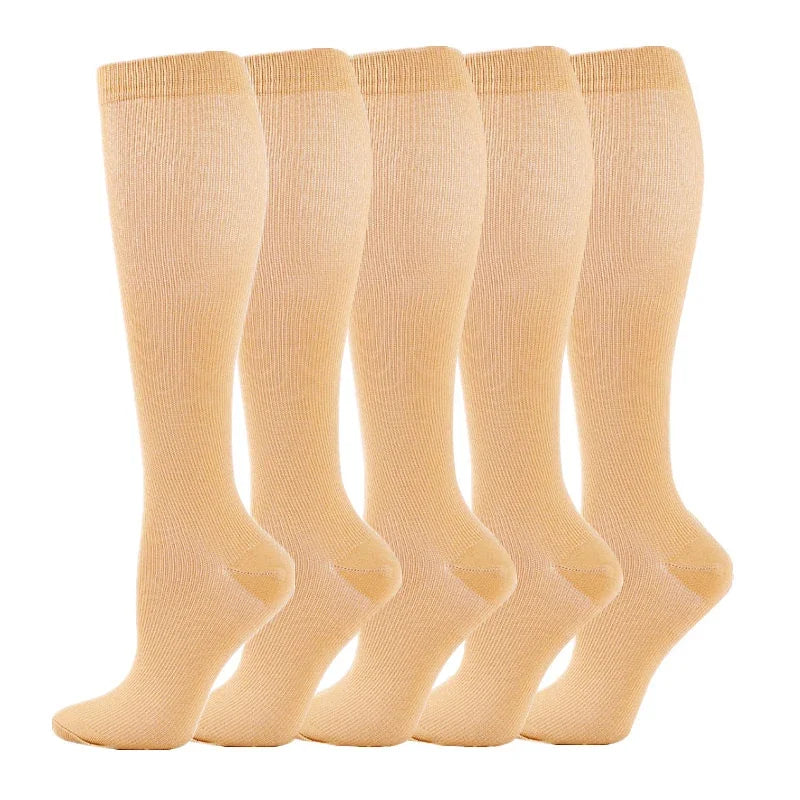 3/6/7Calf Compression Socks Men Medical Varicose Veins Diabetes Edema Sports Socks Running Football Basketball Riding Knee Socks