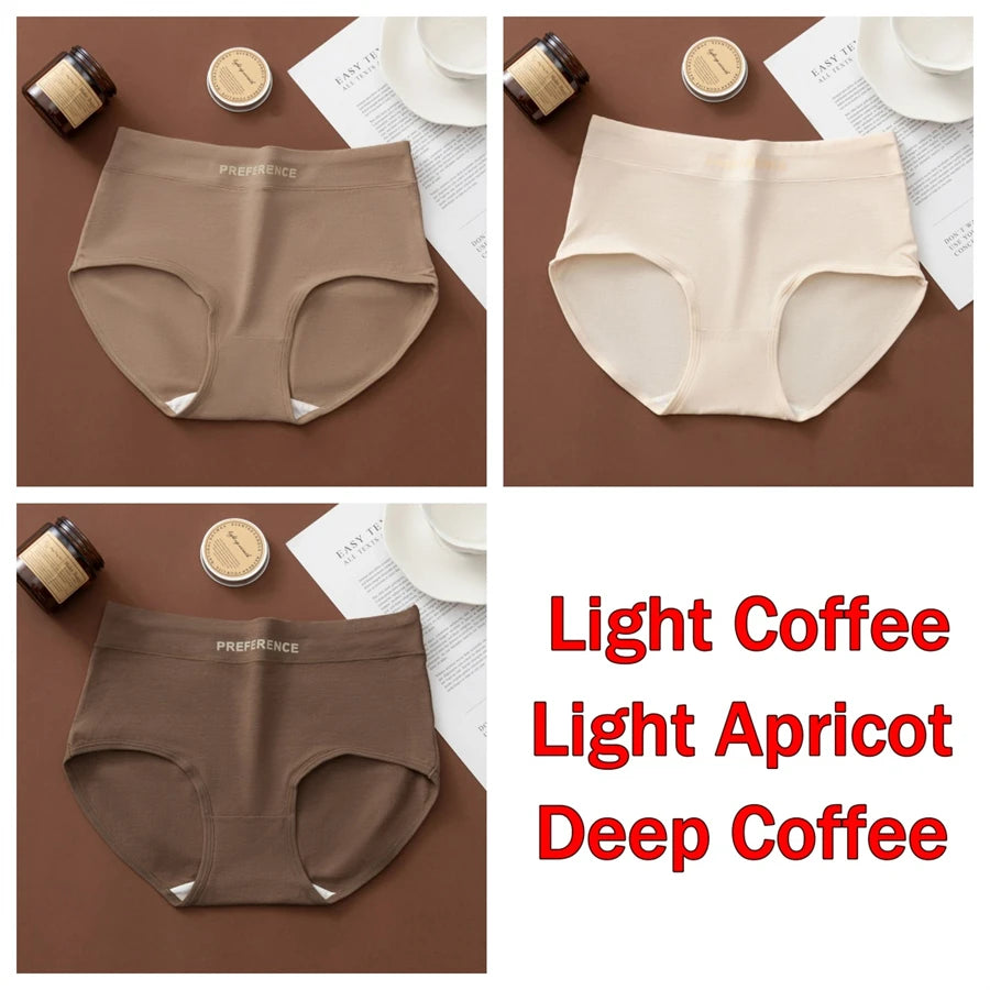 3PCS/Set Letter Seamless Women Panties Underpanties Sports Soft Female Underwear Large Size Sexy Pure Cotton Women's Intimates