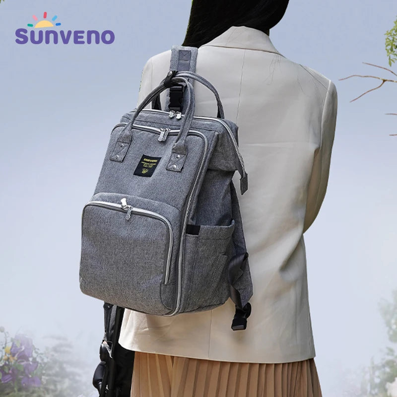 Sunveno Diaper Bag Backpack Maternity Travel Organizer 20L