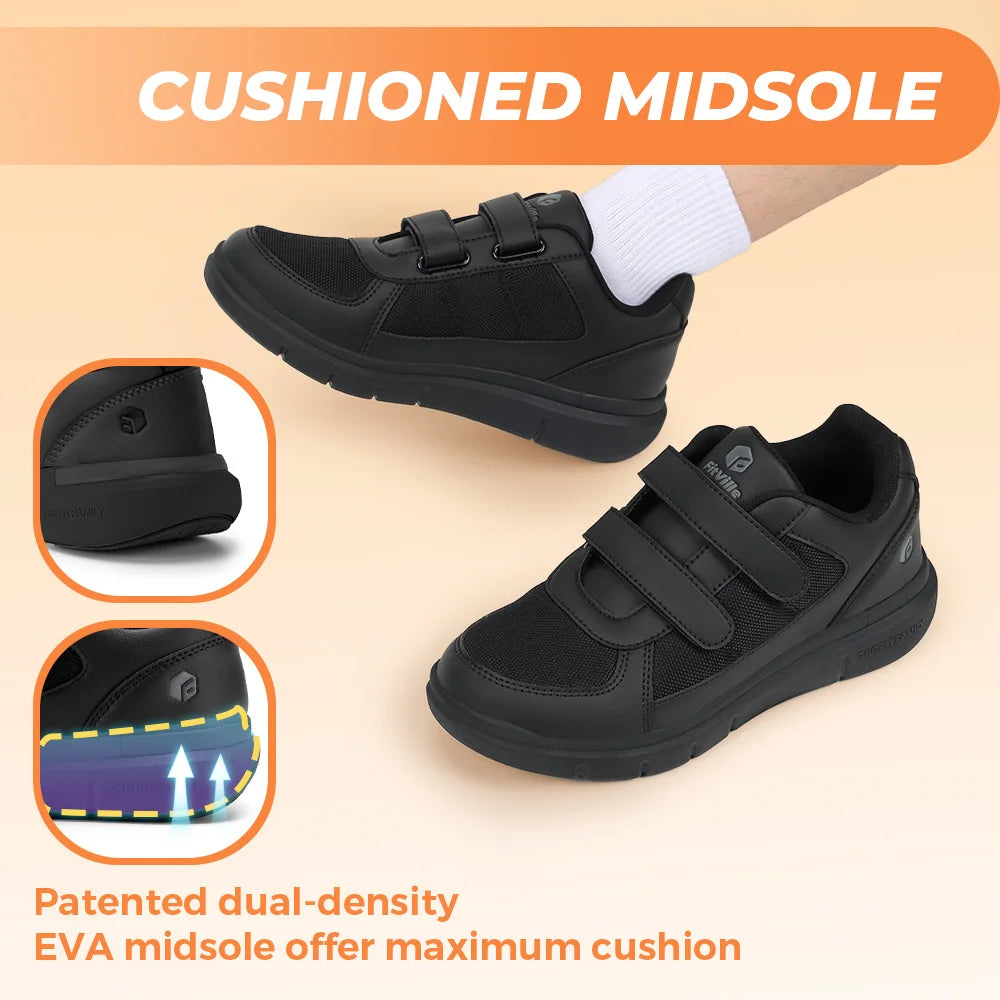 Extra Wide 4E Men Diabetic Shoes With Arch Support Comfort
