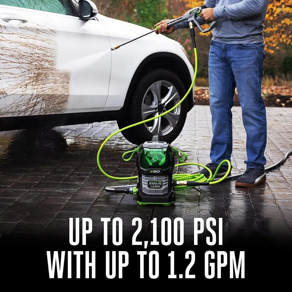 2100 PSI Electric Pressure Washer without Battery and Charger - Model HPW2100