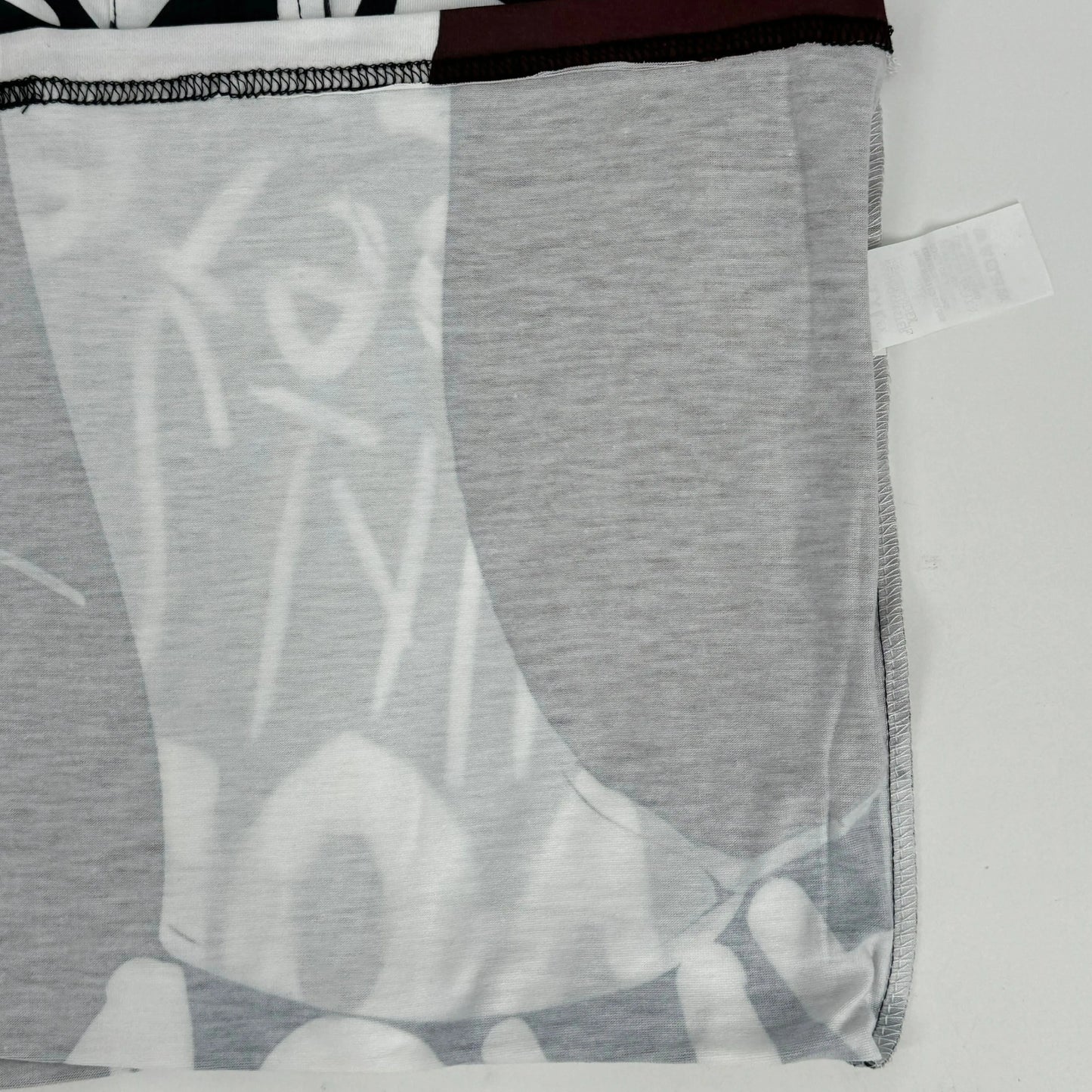 Large size fashionable slim loose dress letter printing comfortable large size women's clothing