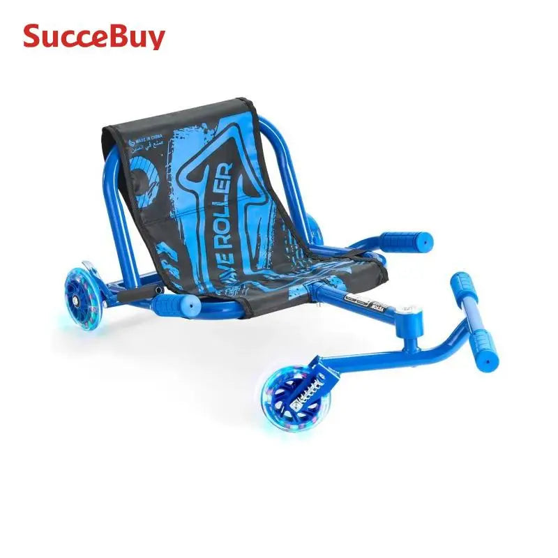 SucceBuy 132/198lbs Ride on Scooter Swing Side-to-Side Powered by Zig-Zag Motion Sports Games Drifting Toys for Children Gifts