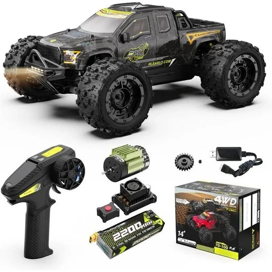 Remote Control Car Hobby Off-Road Remote Brushless Fast RC Cars for Adults, Top Speed 60+ MPH RC Truck,