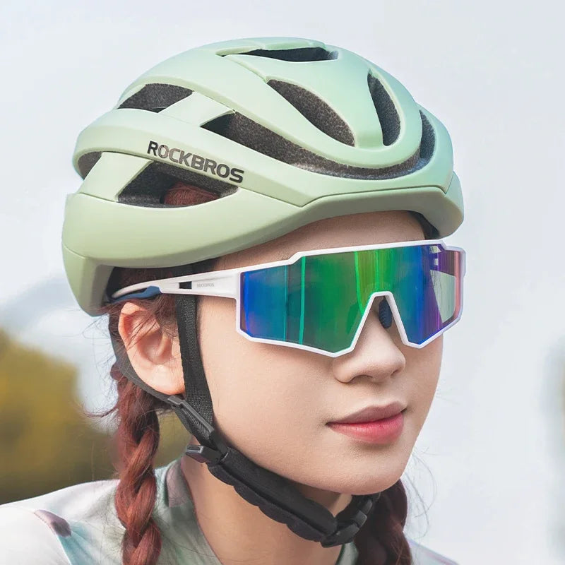 ROCKBROS Cycling Glasses Polarized Photochromic Sunglasses Glasses Cycling Outdoor Sports UV400 MTB Road Women Men Bike Goggles