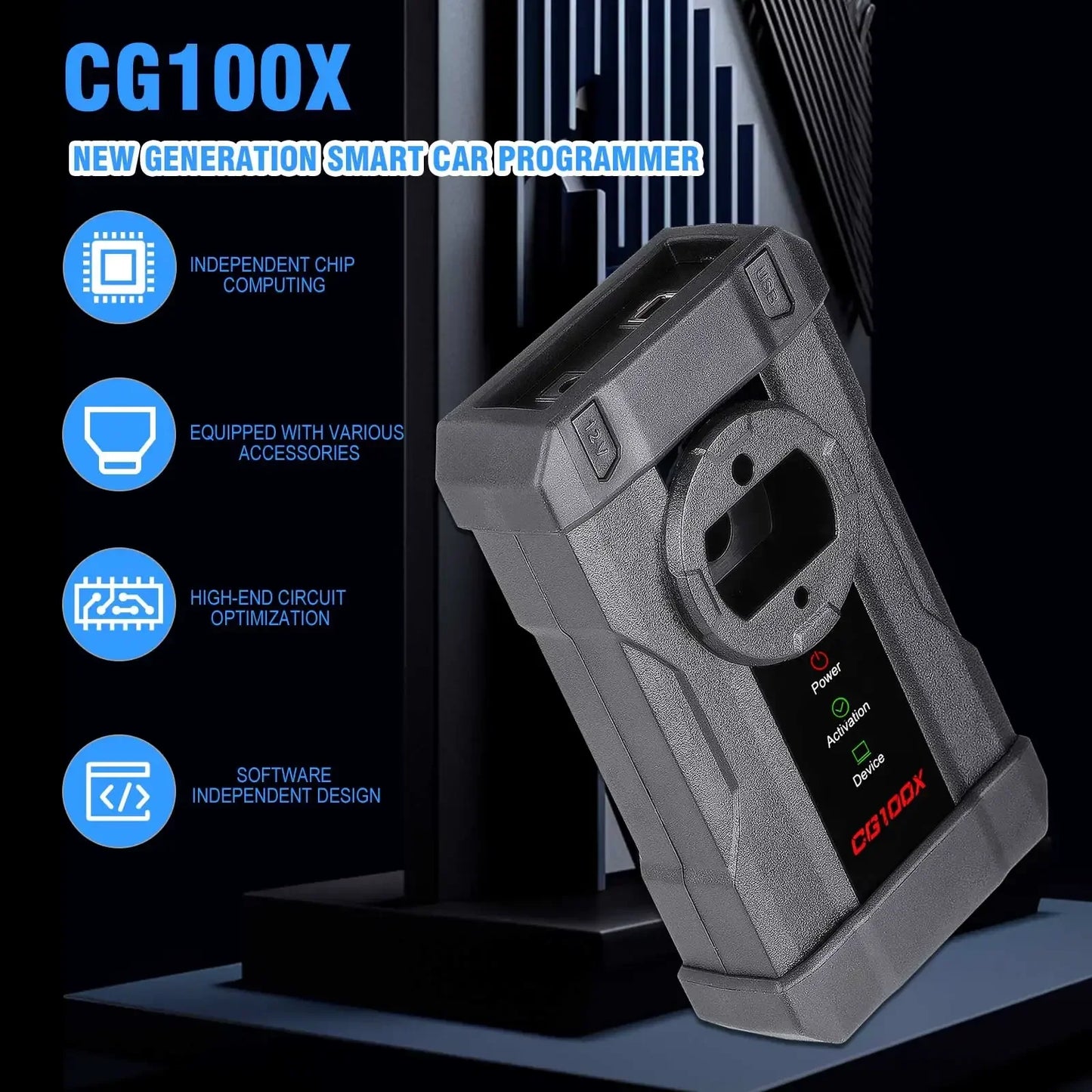 CGDI CG100X Programmer for Airbag Reset Mileage Adjustment and Chip Reading Support MQB Add RH850 R7F701407