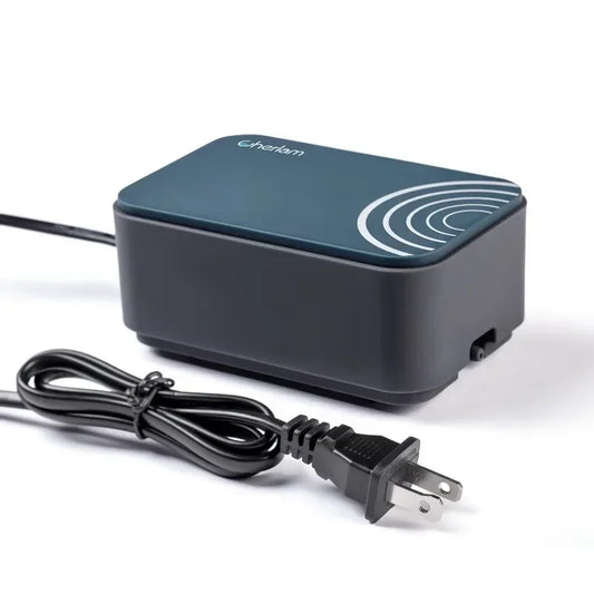Aquarium Ultra Quiet Air Pump Adjustable Fish Tank Aerator Dual Outlet 8W 8L Per Minute Oxygen Pump for 20 to 600 Gallon Tank