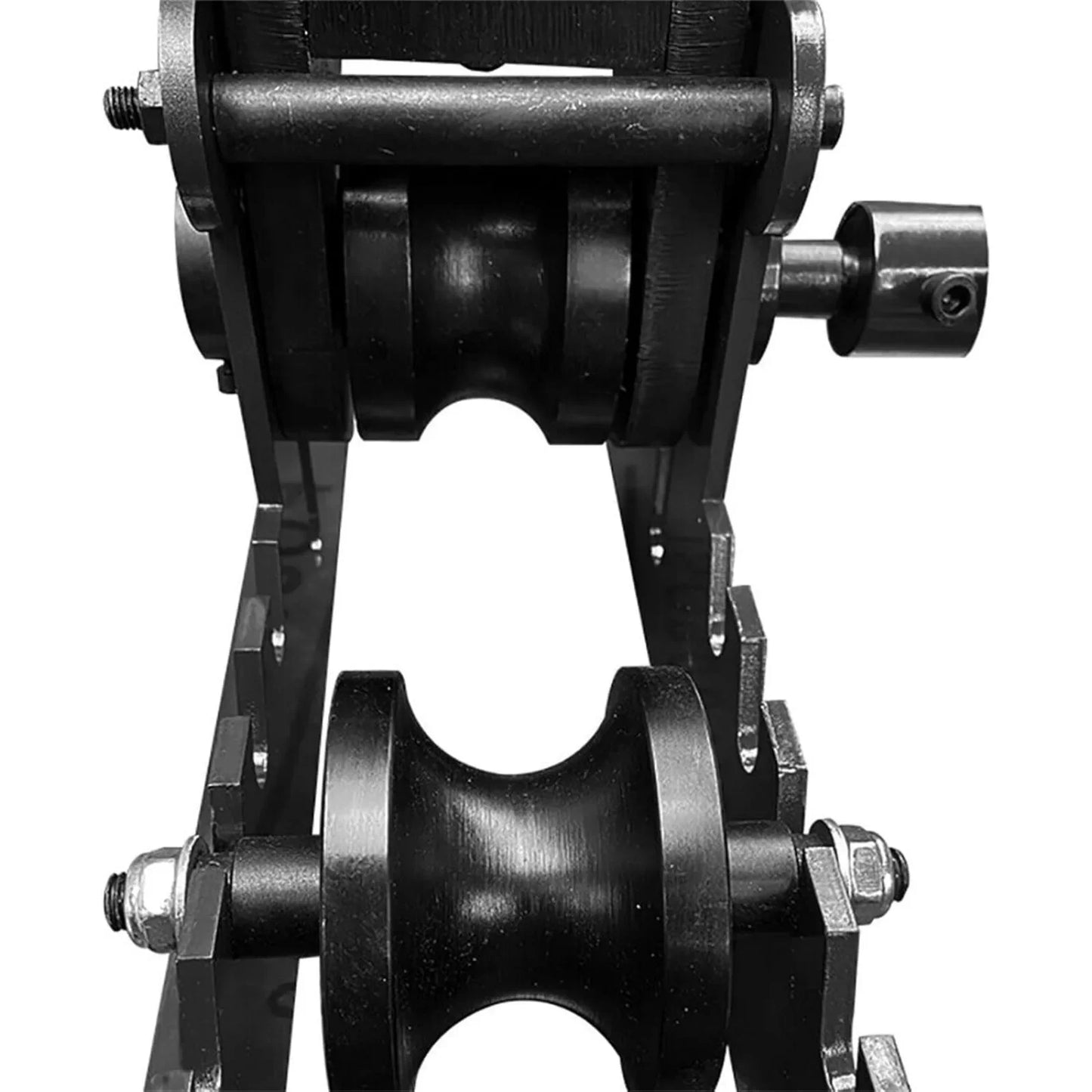 TR-60 Round Roll Bender, Heavy Duty Metal Brake Bender Multifunctional Bender Industrial Portable Tube Roll Tool for 1.5 Inches