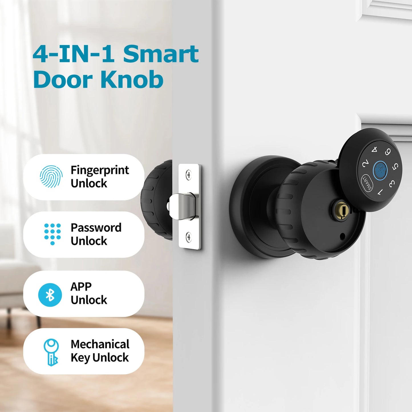 Viladepot Smart Lock Fingerprint Door Lock App Control