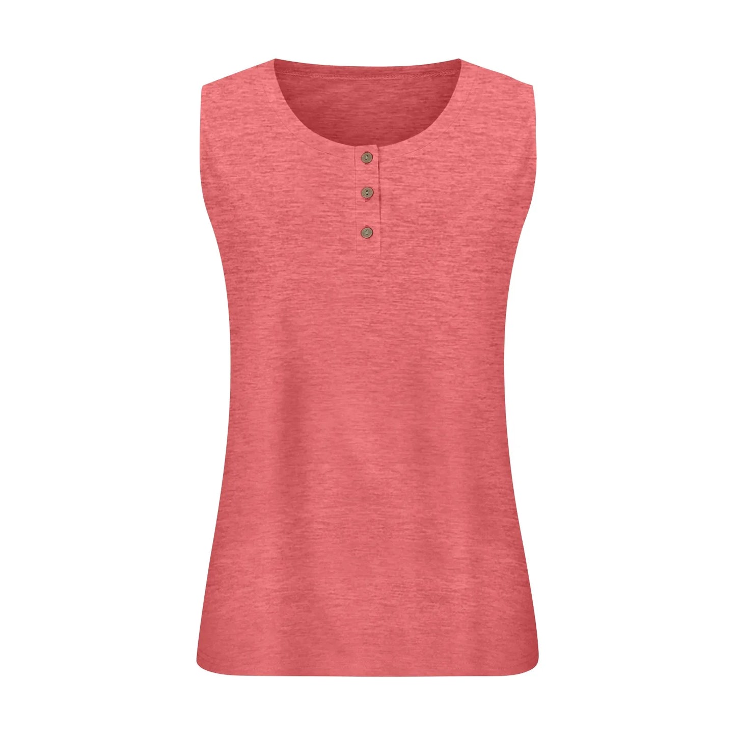 Women Summer Plus Size Sleeveless Casual Solid Color O-Neck T-Shirt Tops Blouse 2025 Mujer Sleeveless T-Shirt Ropa De Mujer