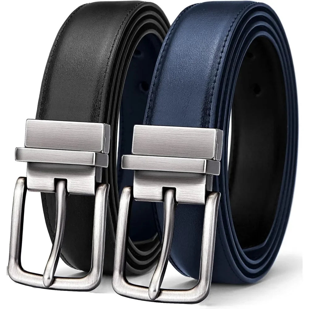 Reversible Belt 1.25" For Gift Mens Casual Golf Dress pants shirts