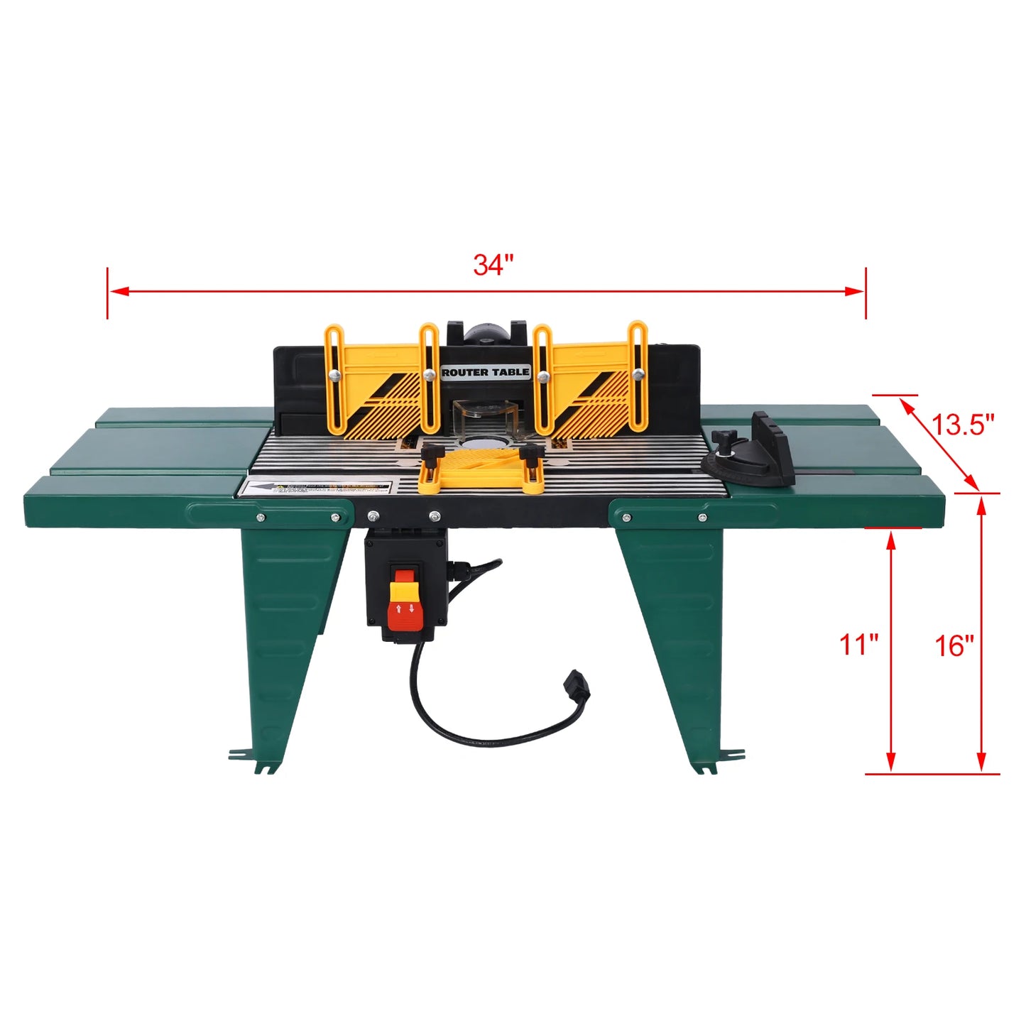 Electric Benchtop Router Table Wood Working Craftsman Tool,green