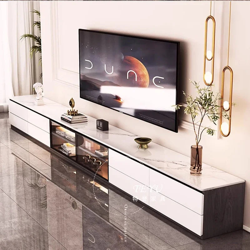 Wood Entertainment Tv Table Salon Modern Cabinets Monitor Fireplace Designer Tv Stands Luxury Archivadores Trendy Furniture