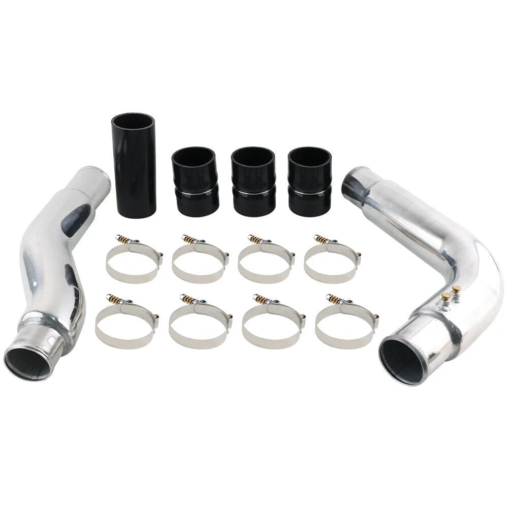 Intercooler Pipe Kit & Boots for 2003-2007 Dodge Ram 5.9 Cummins Diesel Polished Engine parts Cooling System Radiator
