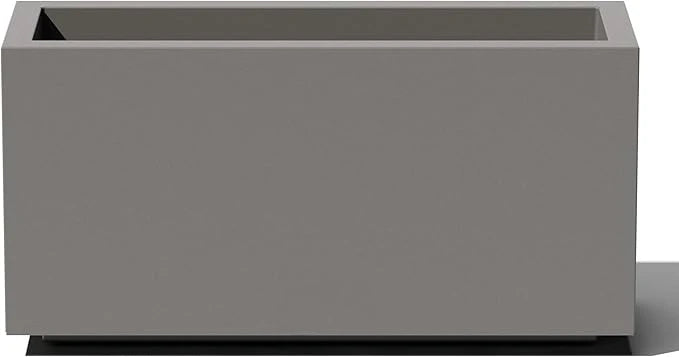 Series Long Box Planter - Large Rectangular Planter for Indoor or Outdoor Patio/Porch | Durable All-Weather