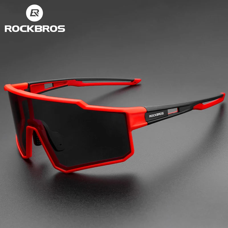 ROCKBROS Cycling Glasses Polarized Photochromic Sunglasses Glasses Cycling Outdoor Sports UV400 MTB Road Women Men Bike Goggles
