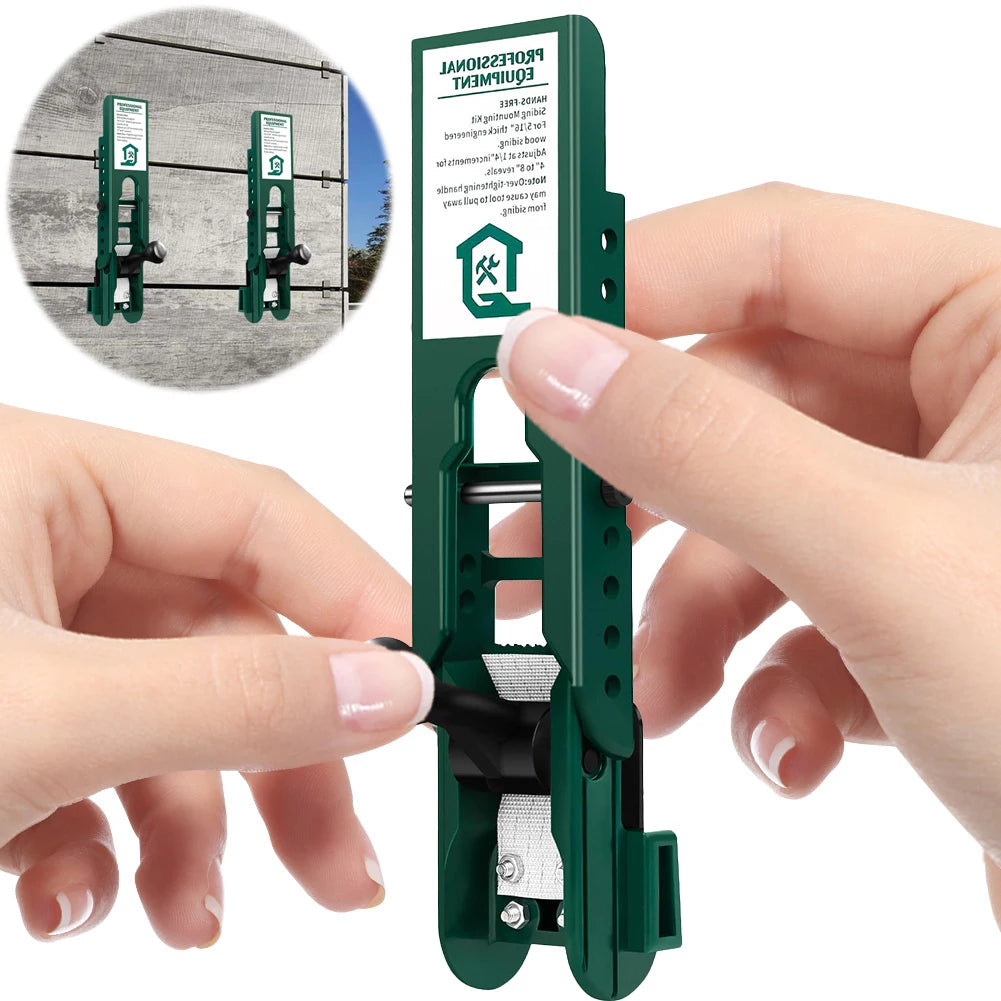 2Pcs Plastic Adjustable Siding Installation Tools for Wall Mounting High Efficiency Siding Mounting Kit Precise Lap Siding