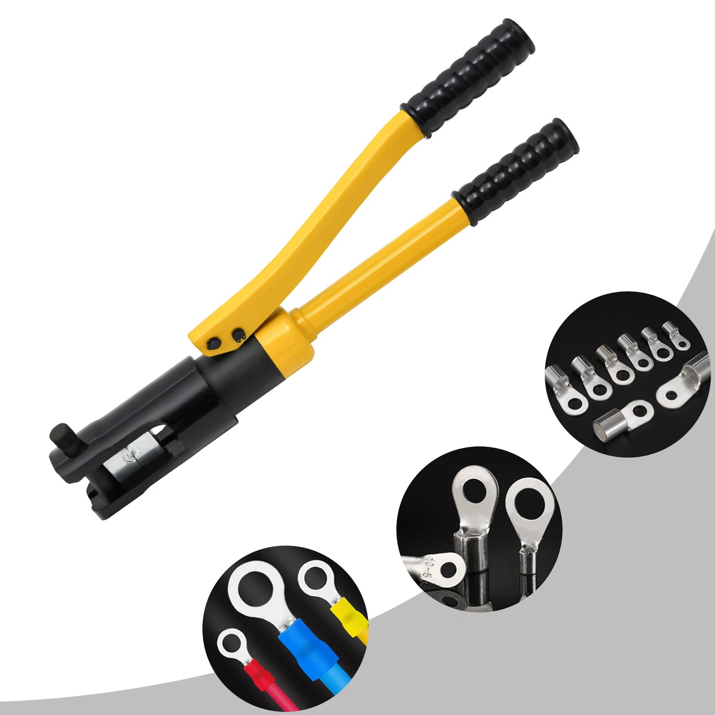 120KN/26455lbs Hydraulic Crimping Tool Rope YQK300 Wire Balustrade Crimper, Hydraulic Hand Crimper Tool