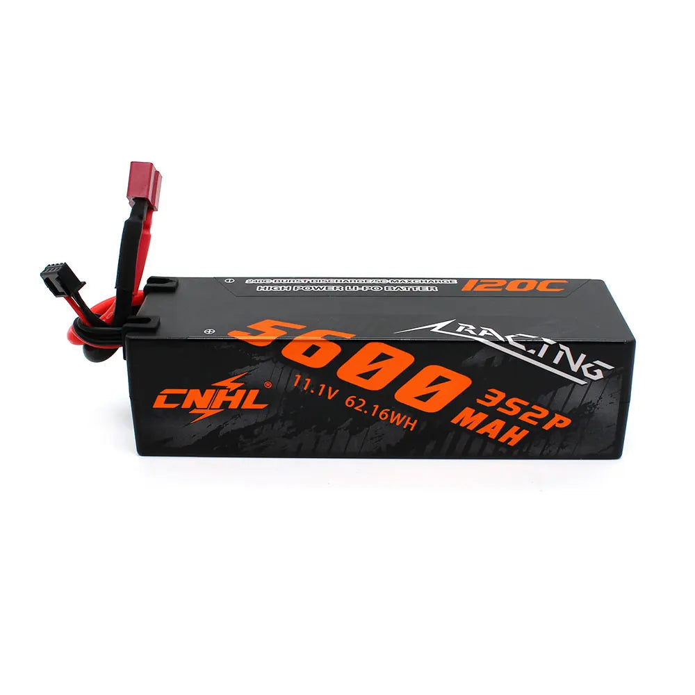 CNHL 3S 4S Lipo Battery 5600mAh 6600mAh 8000mAh 11.1V 14.8V 120C Hard Case With T EC5 Plug For RC Car Boat Truck Vehicle Truggy
