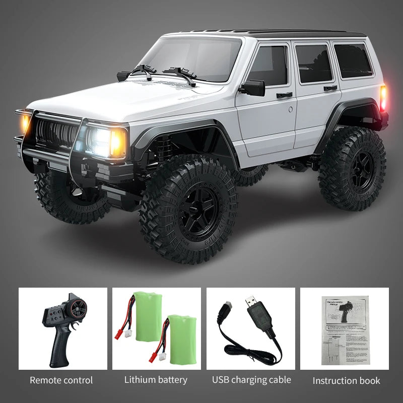 C8809 1/18 RC Car 2.4G Remote Control Crawler 4WD Electric Climbing Off-Road Model Car Toys for Children