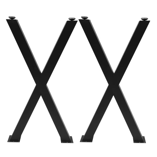 Foldable Hairpin Legs Set for DIY Industrial Rustic Furniture,  Steel Construction, Easy to Install, Space-Saving Design