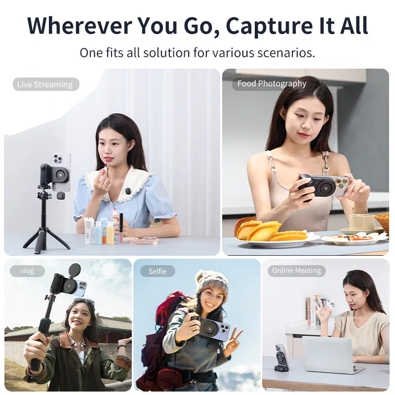 Ulanzi MA45 Magnetic Wireless Power Grip 5000mAh Selfie