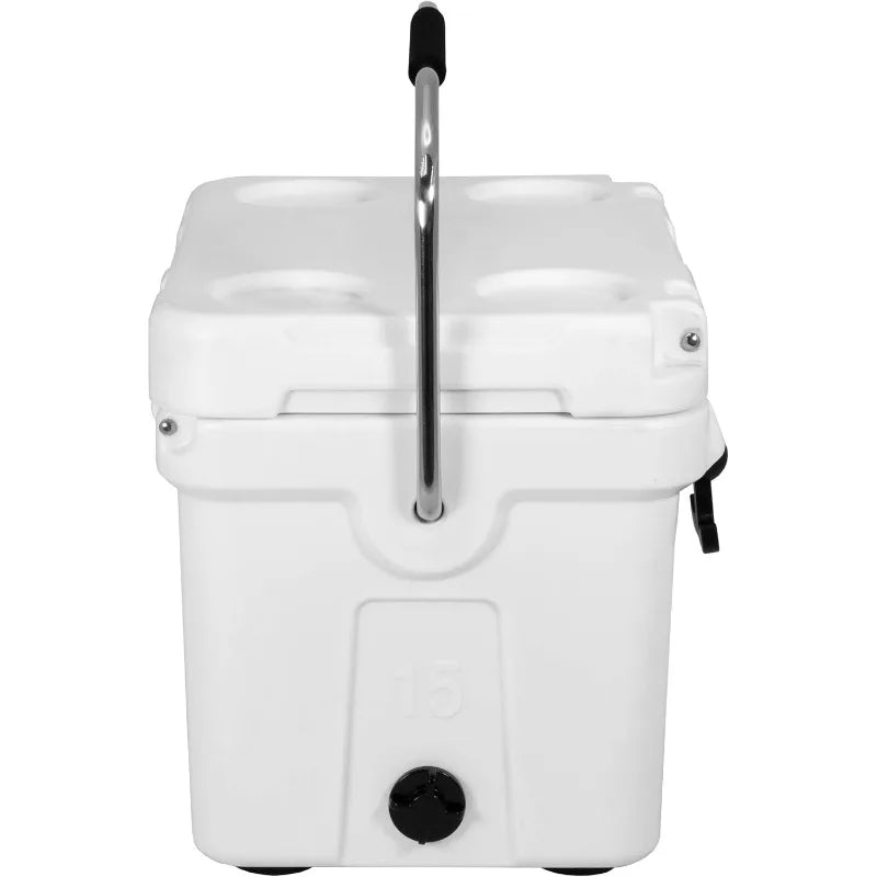 Coastland Bay Series Cooler Premium Everyday Use Insulated Rotomolded Cooler, Small Ice Chest for Tight Spaces, Soccer Games