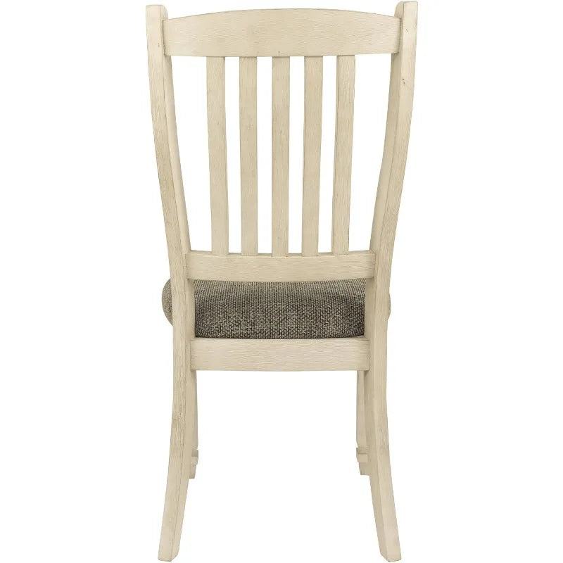 Bolanburg 20" Upholstered Dining Room Chair, Set of 2, Antique White