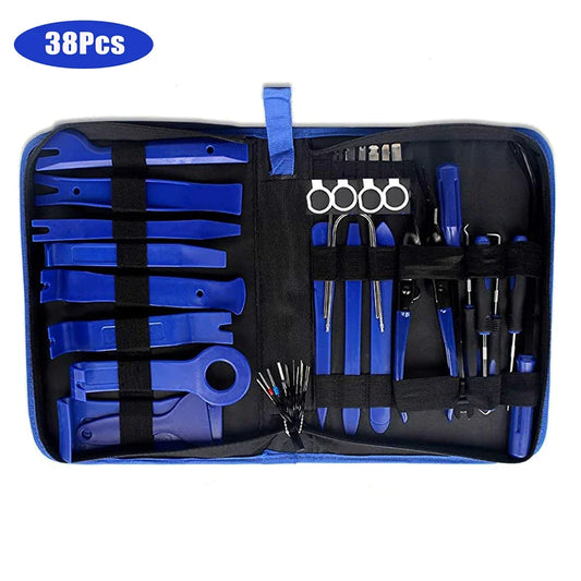 Garage Tools Car Interior Removal Kit Plastic Trim Door Panel Disassembly Suit Auto Clips Puller Diy Hand tool