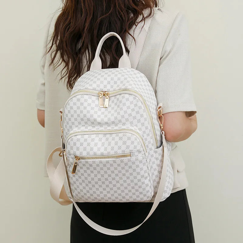 Vintage Printed Backpack for Women – 2023 New Fashion High-Quality Travel & Casual Shoulder Bag
