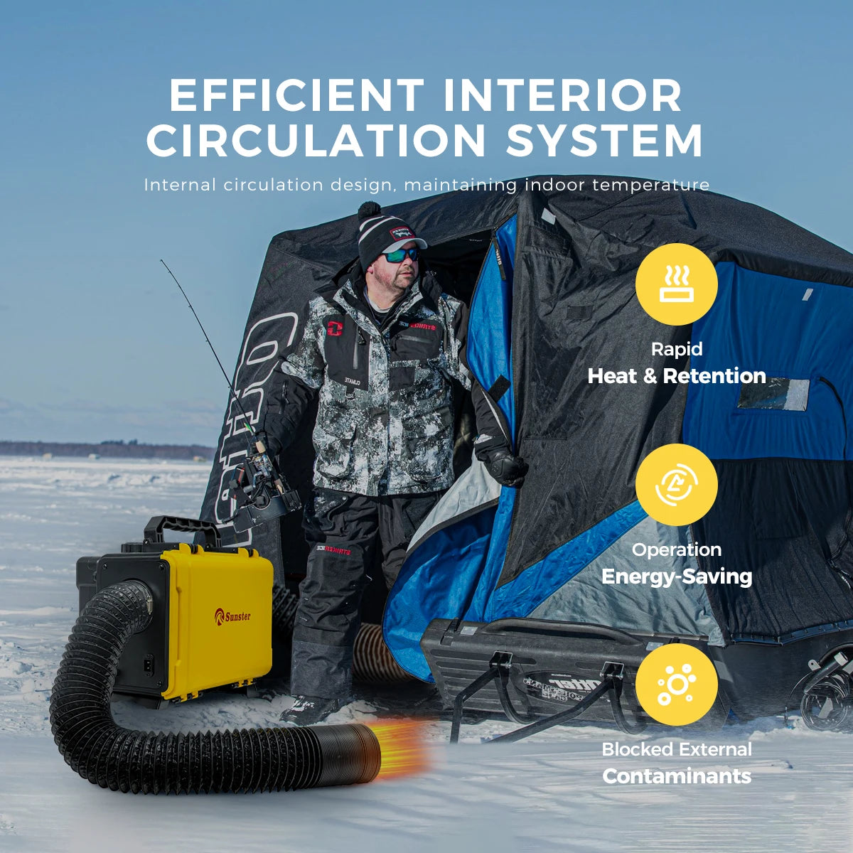 8KW 12V 110-240V Portable Diesel Air Heater With Bluetooth APP&LCD  Parking Night heater for Car RV  Camper Tent Garage Home