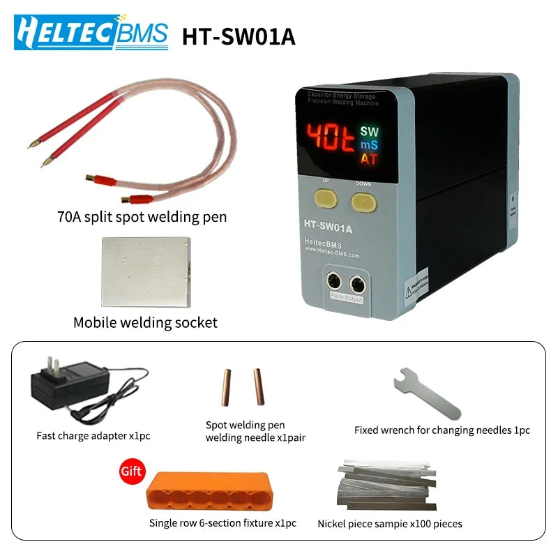Heltec 21KW 12KW 36KW 42KW Portable Battery Automotive Spot Welder Capacitor Storage Point Welding Machine Efficient  Tools